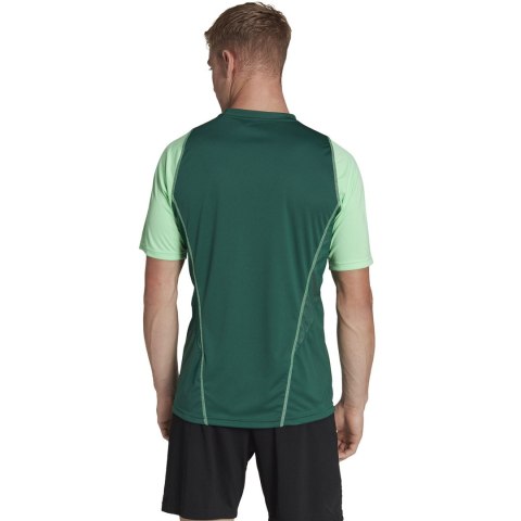 Adidas teamwear Koszulka męska adidas Tiro 23 Competition Jersey zielona HU1297 Adidas teamwear Koszulka męska adidas Tiro 23 Competition Jersey zielona HU1297