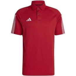 Adidas teamwear Koszulka męska adidas Tiro 23 Competition Polo czerwona HI3049