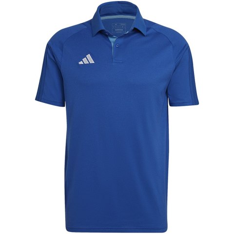 Adidas teamwear Koszulka męska adidas Tiro 23 Competition Polo niebieska HU1342