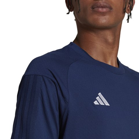 Adidas teamwear Koszulka męska adidas Tiro 23 Competition Tee granatowa HK8035 Adidas teamwear Koszulka męska adidas Tiro 23 Competition Tee granatowa HK8035