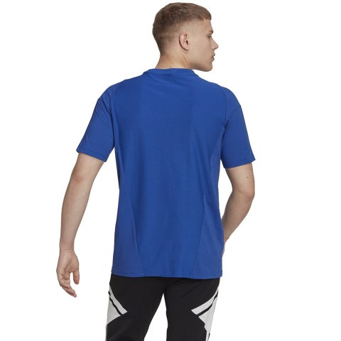 Adidas teamwear Koszulka męska adidas Tiro 23 Competition Tee niebieska HU1321 Adidas teamwear Koszulka męska adidas Tiro 23 Competition Tee niebieska HU1321
