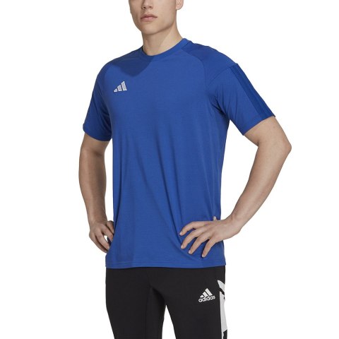 Adidas teamwear Koszulka męska adidas Tiro 23 Competition Tee niebieska HU1321 Adidas teamwear Koszulka męska adidas Tiro 23 Competition Tee niebieska HU1321