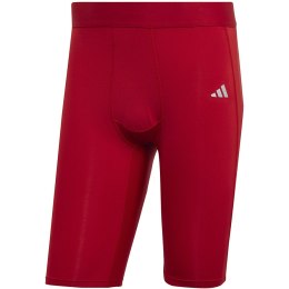 Adidas teamwear Spodenki męskie adidas Techfit Aeroready Short Tights czerwone HP0616