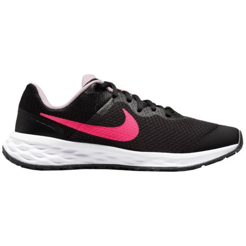 Nike Buty dla dzieci Nike Revolution 6 NN (GS) czarno-różowe DD1096 007