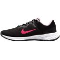 Nike Buty dla dzieci Nike Revolution 6 NN (GS) czarno-różowe DD1096 007