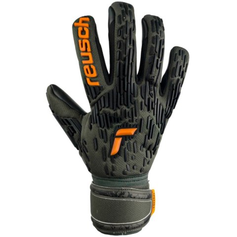 Reusch Rękawice bramkarskie Reusch Attrakt Freegel Silver zielone 5370035 5555 Reusch Rękawice bramkarskie Reusch Attrakt Freegel Silver zielone 5370035 5555