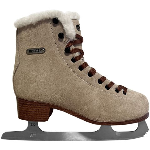 Roces Łyżwy figurowe Roces Suede Eco-Fur beżowo-brązowe 450702 00001 Roces Łyżwy figurowe Roces Suede Eco-Fur beżowo-brązowe 450702 00001
