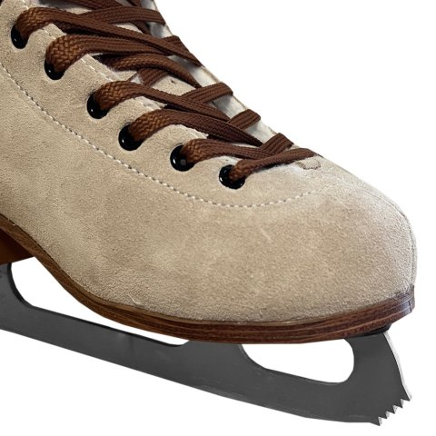 Roces Łyżwy figurowe Roces Suede Eco-Fur beżowo-brązowe 450702 00001 Roces Łyżwy figurowe Roces Suede Eco-Fur beżowo-brązowe 450702 00001