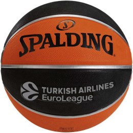 Spalding Piłka koszykowa Spalding Eurolige TF-150 pomarańczowo-czarna 84507Z