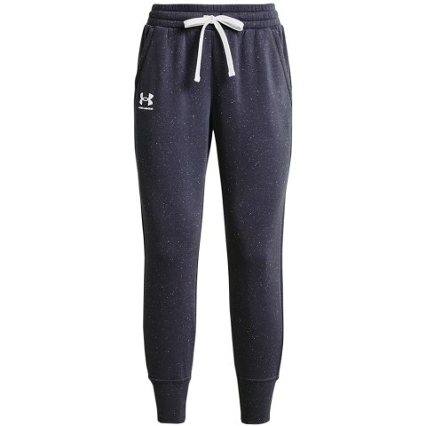 Under Armour Spodnie damskie Under Armour Rival Fleece Jogger szare 1356416 558 Under Armour Spodnie damskie Under Armour Rival Fleece Jogger szare 1356416 558