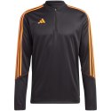 Adidas Bluza męska adidas Tiro 23 Club Training Top czarno-pomarańczowa HZ0182