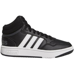 Adidas Buty dla dzieci adidas Hoops Mid czarne GW0402