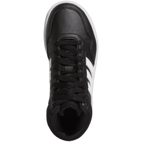 Adidas Buty dla dzieci adidas Hoops Mid czarne GW0402 Adidas Buty dla dzieci adidas Hoops Mid czarne GW0402