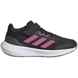 Adidas Buty dla dzieci adidas Runfalcon 3.0 Sport Running Elastic Lace Top Strap czarne HP5875