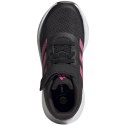 Adidas Buty dla dzieci adidas Runfalcon 3.0 Sport Running Elastic Lace Top Strap czarne HP5875