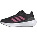 Adidas Buty dla dzieci adidas Runfalcon 3.0 Sport Running Elastic Lace Top Strap czarne HP5875