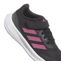 Adidas Buty dla dzieci adidas Runfalcon 3.0 Sport Running Elastic Lace Top Strap czarne HP5875