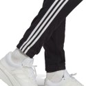 Adidas Spodnie męskie adidas Essentials French Terry Tapered Cuff 3-Stripes czarne IC0050