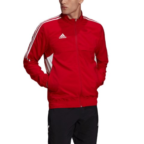 Adidas teamwear Bluza męska adidas Condivo 22 Presentation czerwona HA6238 Adidas teamwear Bluza męska adidas Condivo 22 Presentation czerwona HA6238