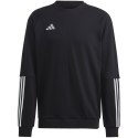 Adidas teamwear Bluza męska adidas Tiro 23 Competition Crew czarna HK8039