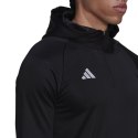 Adidas teamwear Bluza męska adidas Tiro 23 Competition Hoodie czarna HE5648