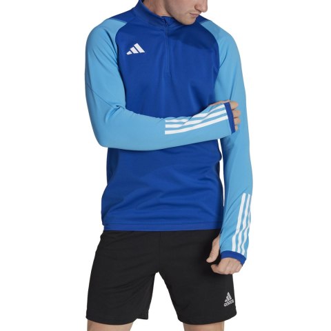 Adidas teamwear Bluza męska adidas Tiro 23 Competition Training Top niebieska HU1309 Adidas teamwear Bluza męska adidas Tiro 23 Competition Training Top niebieska HU1309