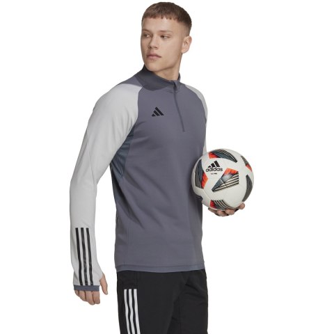 Adidas teamwear Bluza męska adidas Tiro 23 Competition Training Top szara HU1316 Adidas teamwear Bluza męska adidas Tiro 23 Competition Training Top szara HU1316