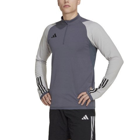 Adidas teamwear Bluza męska adidas Tiro 23 Competition Training Top szara HU1316 Adidas teamwear Bluza męska adidas Tiro 23 Competition Training Top szara HU1316