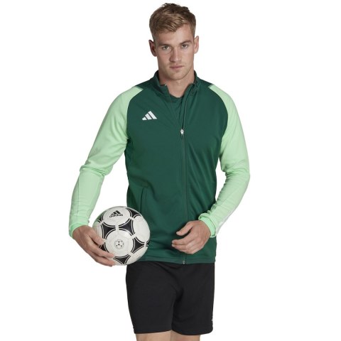 Adidas teamwear Bluza męska adidas Tiro 23 Competition Training zielona HU1303 Adidas teamwear Bluza męska adidas Tiro 23 Competition Training zielona HU1303