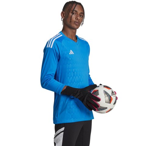 Adidas teamwear Koszulka bramkarska męska adidas Tiro 23 Competition Long Sleeve niebieska HL0009 Adidas teamwear Koszulka bramkarska męska adidas Tiro 23 Competition Long Sleeve niebieska HL0009