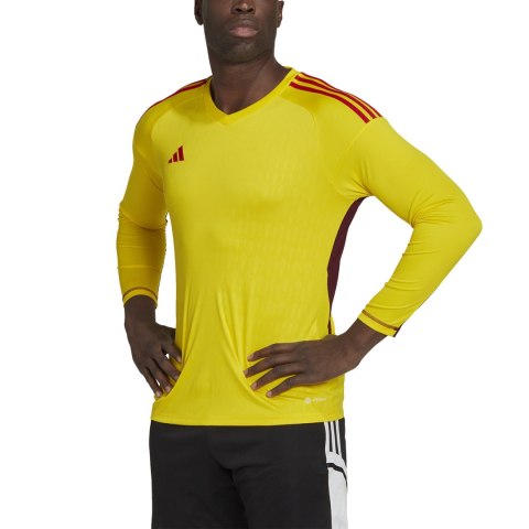Adidas teamwear Koszulka bramkarska męska adidas Tiro 23 Competition Long Sleeve żółta HK7696 Adidas teamwear Koszulka bramkarska męska adidas Tiro 23 Competition Long Sleeve żółta HK7696