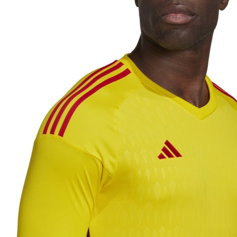 Adidas teamwear Koszulka bramkarska męska adidas Tiro 23 Competition Long Sleeve żółta HK7696 Adidas teamwear Koszulka bramkarska męska adidas Tiro 23 Competition Long Sleeve żółta HK7696