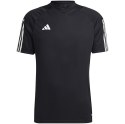 Adidas teamwear Koszulka męska adidas Tiro 23 Competition Jersey czarna HK7638