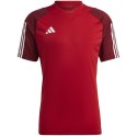 Adidas teamwear Koszulka męska adidas Tiro 23 Competition Jersey czerwona HE5661