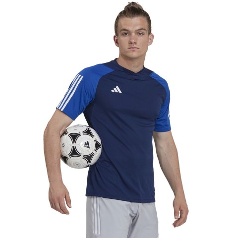 Adidas teamwear Koszulka męska adidas Tiro 23 Competition Jersey granatowa HK7637 Adidas teamwear Koszulka męska adidas Tiro 23 Competition Jersey granatowa HK7637