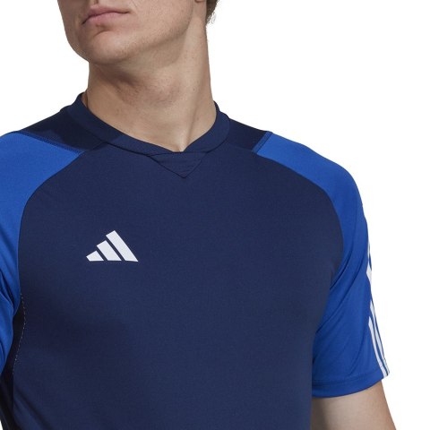 Adidas teamwear Koszulka męska adidas Tiro 23 Competition Jersey granatowa HK7637 Adidas teamwear Koszulka męska adidas Tiro 23 Competition Jersey granatowa HK7637