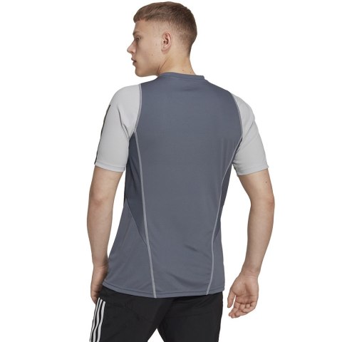 Adidas teamwear Koszulka męska adidas Tiro 23 Competition Jersey szara HP1906 Adidas teamwear Koszulka męska adidas Tiro 23 Competition Jersey szara HP1906