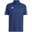 Adidas teamwear Koszulka męska adidas Tiro 23 Competition Polo granatowa HK8052