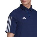 Adidas teamwear Koszulka męska adidas Tiro 23 Competition Polo granatowa HK8052