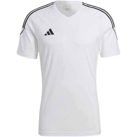 Adidas teamwear Koszulka męska adidas Tiro 23 League Jersey biała HR4610 Adidas teamwear Koszulka męska adidas Tiro 23 League Jersey biała HR4610