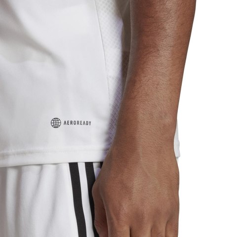 Adidas teamwear Koszulka męska adidas Tiro 23 League Jersey biała HR4610 Adidas teamwear Koszulka męska adidas Tiro 23 League Jersey biała HR4610