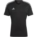 Adidas teamwear Koszulka męska adidas Tiro 23 League Jersey czarna HR4607 Adidas teamwear Koszulka męska adidas Tiro 23 League Jersey czarna HR4607