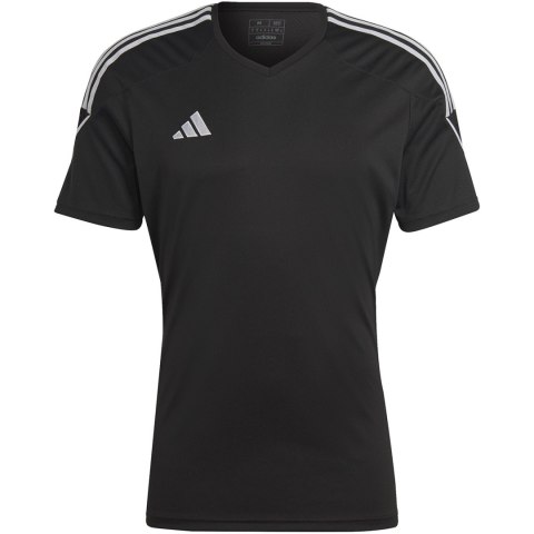 Adidas teamwear Koszulka męska adidas Tiro 23 League Jersey czarna HR4607 Adidas teamwear Koszulka męska adidas Tiro 23 League Jersey czarna HR4607