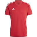 Adidas teamwear Koszulka męska adidas Tiro 23 League Jersey czerwona HT6128 Adidas teamwear Koszulka męska adidas Tiro 23 League Jersey czerwona HT6128