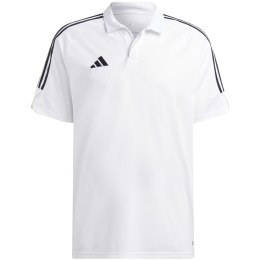 Adidas teamwear Koszulka męska adidas Tiro 23 League Polo biała HS3580