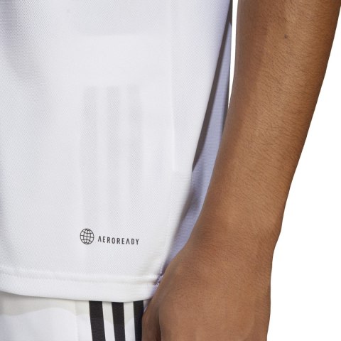 Adidas teamwear Koszulka męska adidas Tiro 23 League Polo biała HS3580 Adidas teamwear Koszulka męska adidas Tiro 23 League Polo biała HS3580