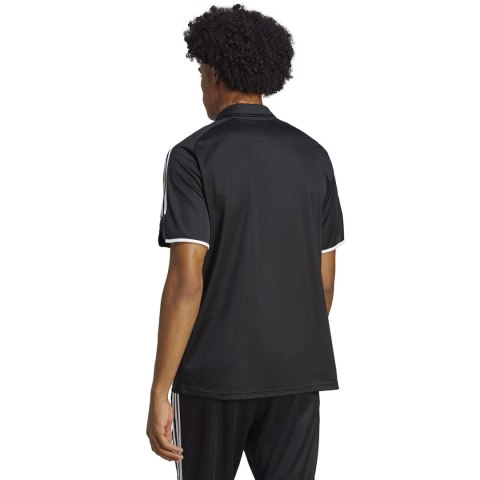Adidas teamwear Koszulka męska adidas Tiro 23 League Polo czarna HS3578 Adidas teamwear Koszulka męska adidas Tiro 23 League Polo czarna HS3578