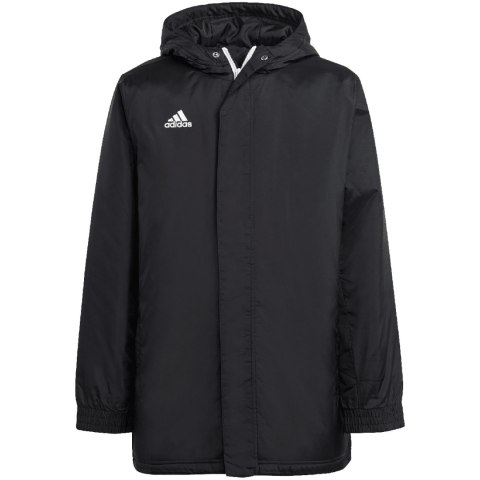 Adidas teamwear Kurtka dla dzieci adidas Entrada 22 Stadium czarna IB6078