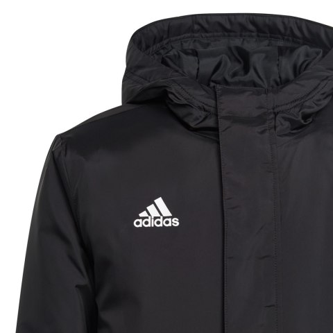 Adidas teamwear Kurtka dla dzieci adidas Entrada 22 Stadium czarna IB6078 Adidas teamwear Kurtka dla dzieci adidas Entrada 22 Stadium czarna IB6078