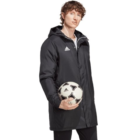 Adidas teamwear Kurtka męska adidas Entrada 22 Stadium czarna IB6076 Adidas teamwear Kurtka męska adidas Entrada 22 Stadium czarna IB6076